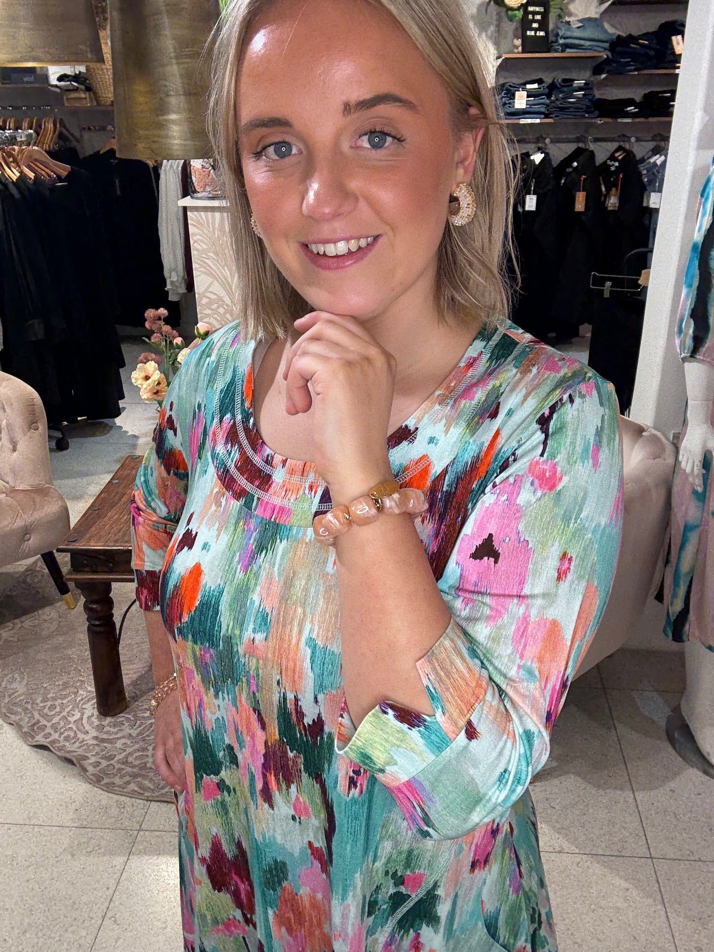 Mönstrad tunika från Kanok