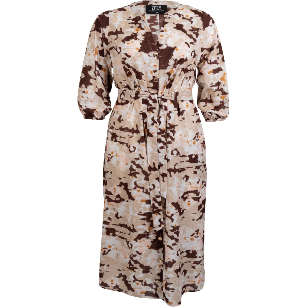 Mönstrad klänning från Zoey 252-0423
