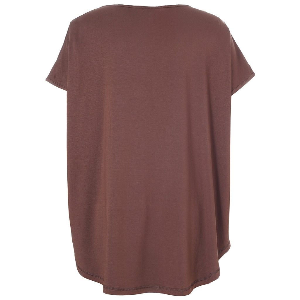 Brun gitte T-shirt från Gozzip 9905