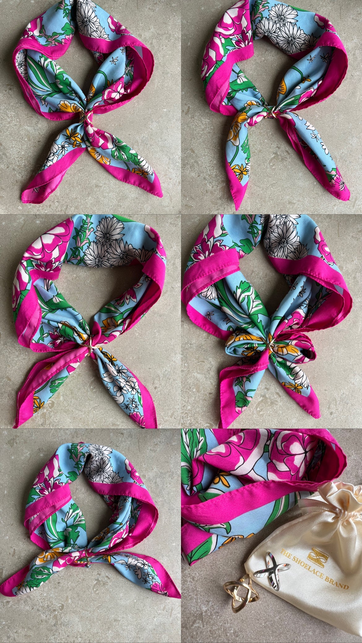 Scarf ring guld 50.29