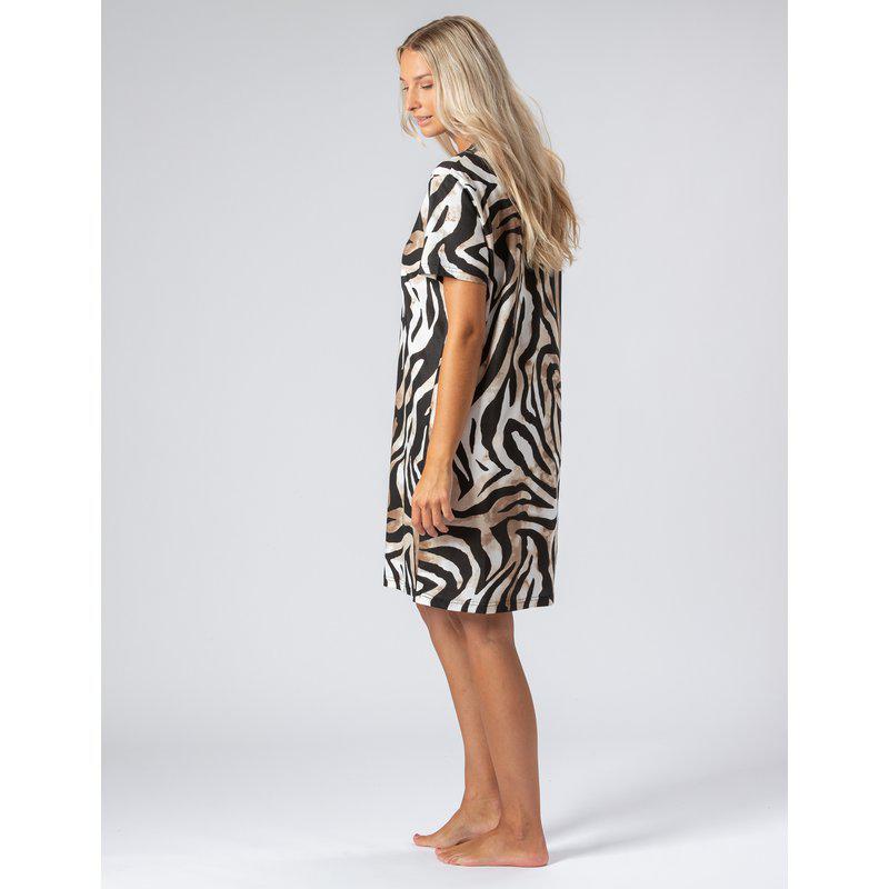 Zebra mönstrat nattlinne från Trofe 65244