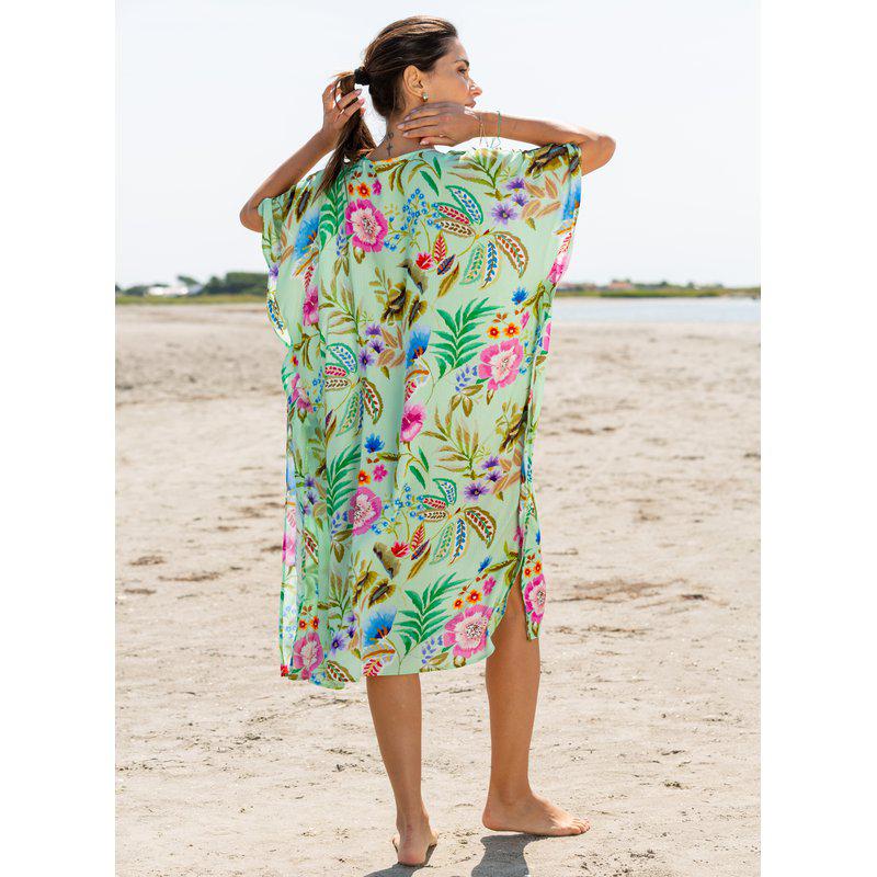 Blommig kaftan från Trofe 76138