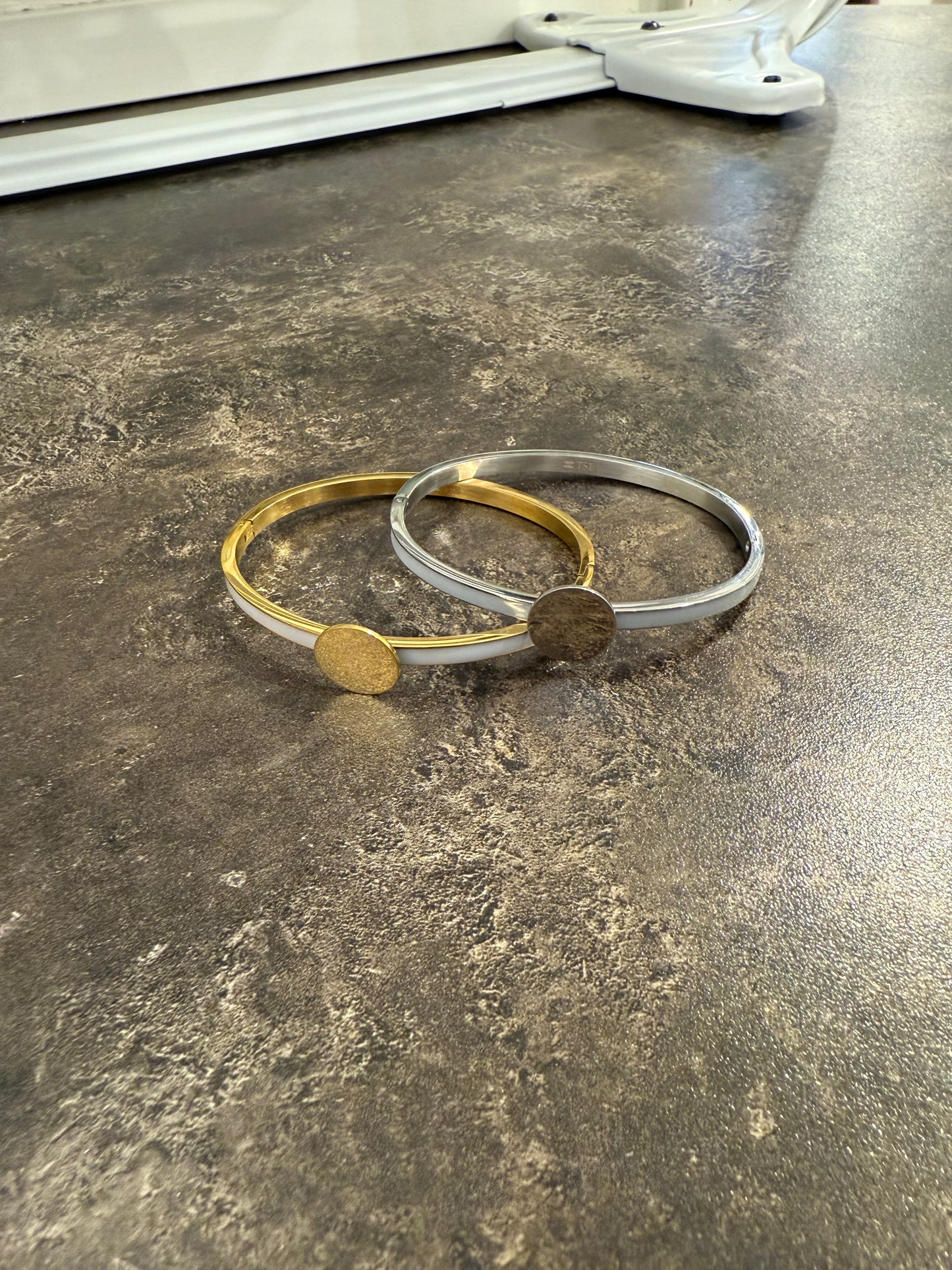 Stål armband blå 50.09