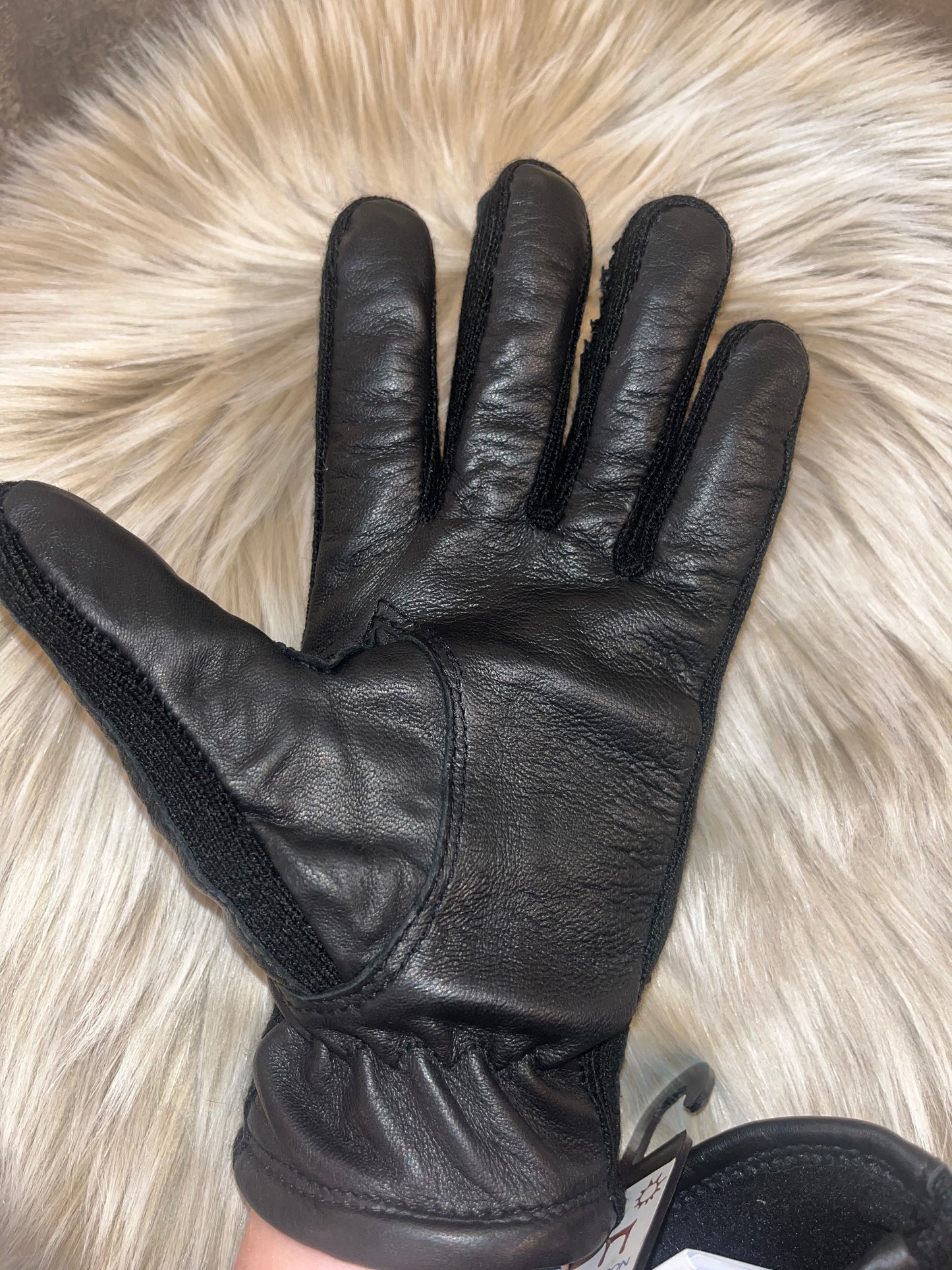 Skinn handskar med stretch från Börjesson 22045