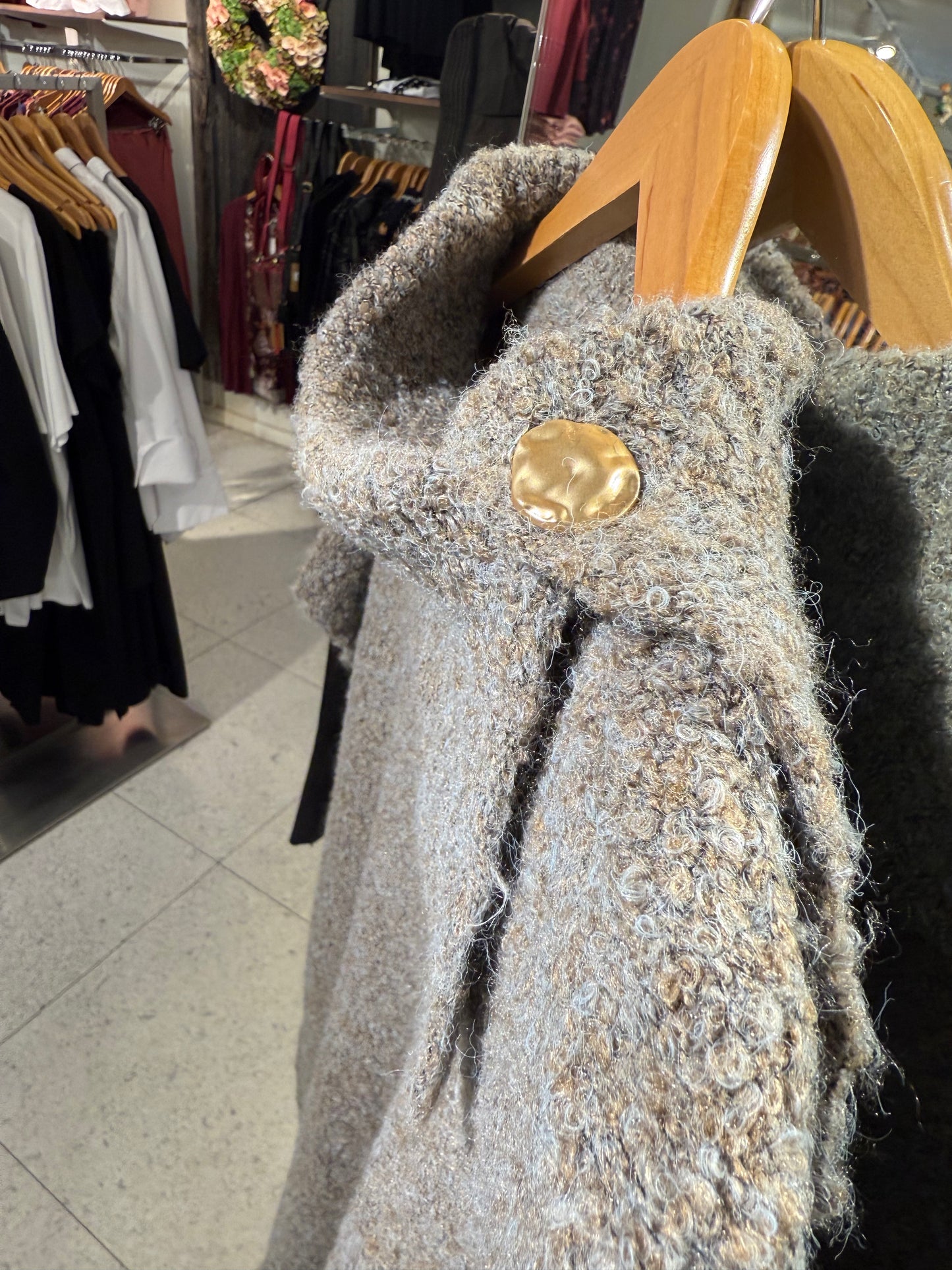 Mysig poncho från Ciso 40061