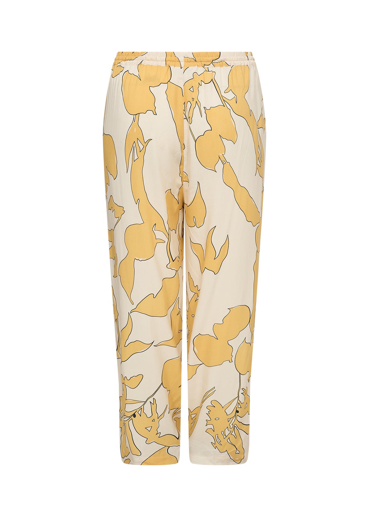 Gul mönstrad vid byxa från Wasabi W10207