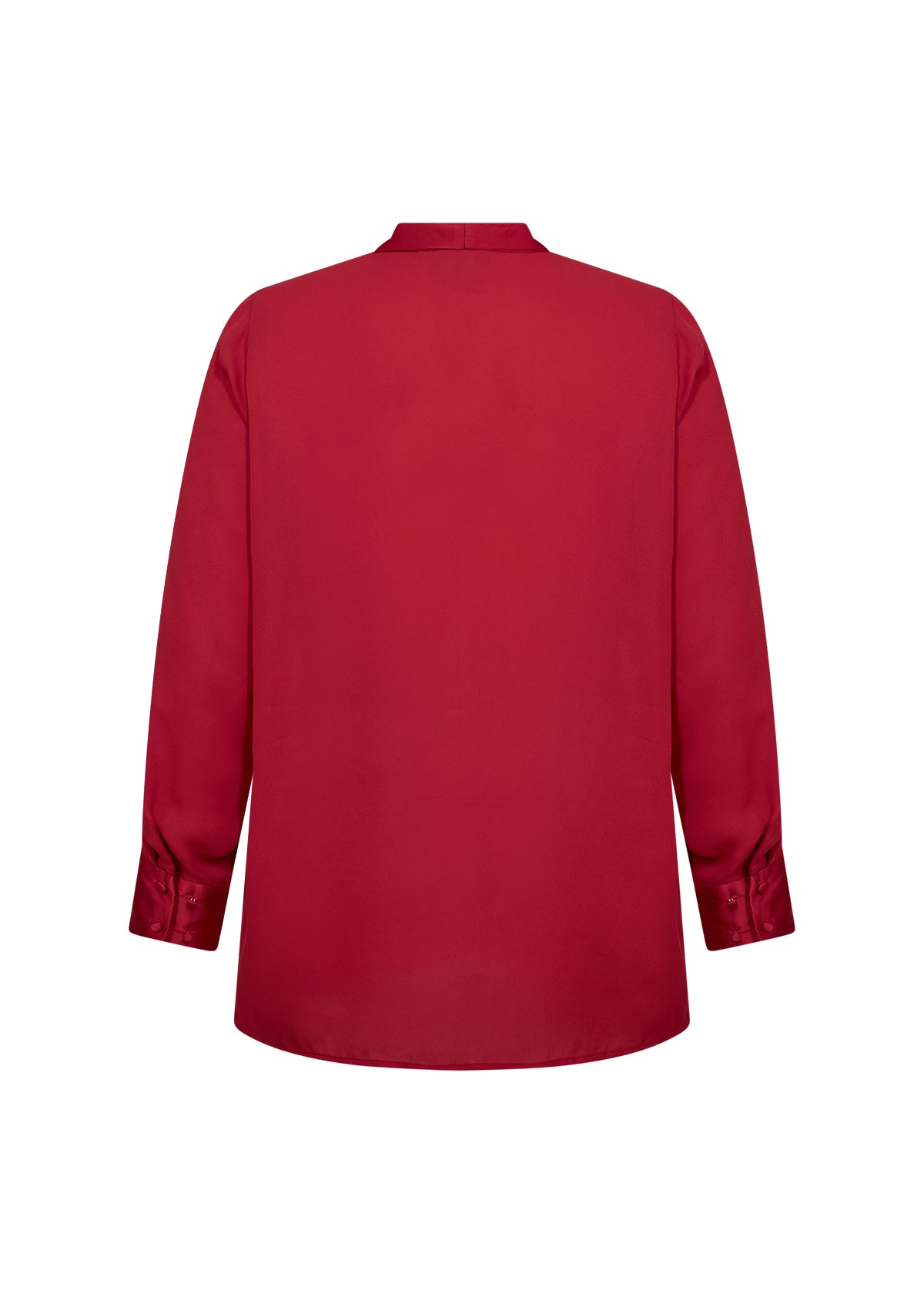 Röd knytblus från Wasabi W10601