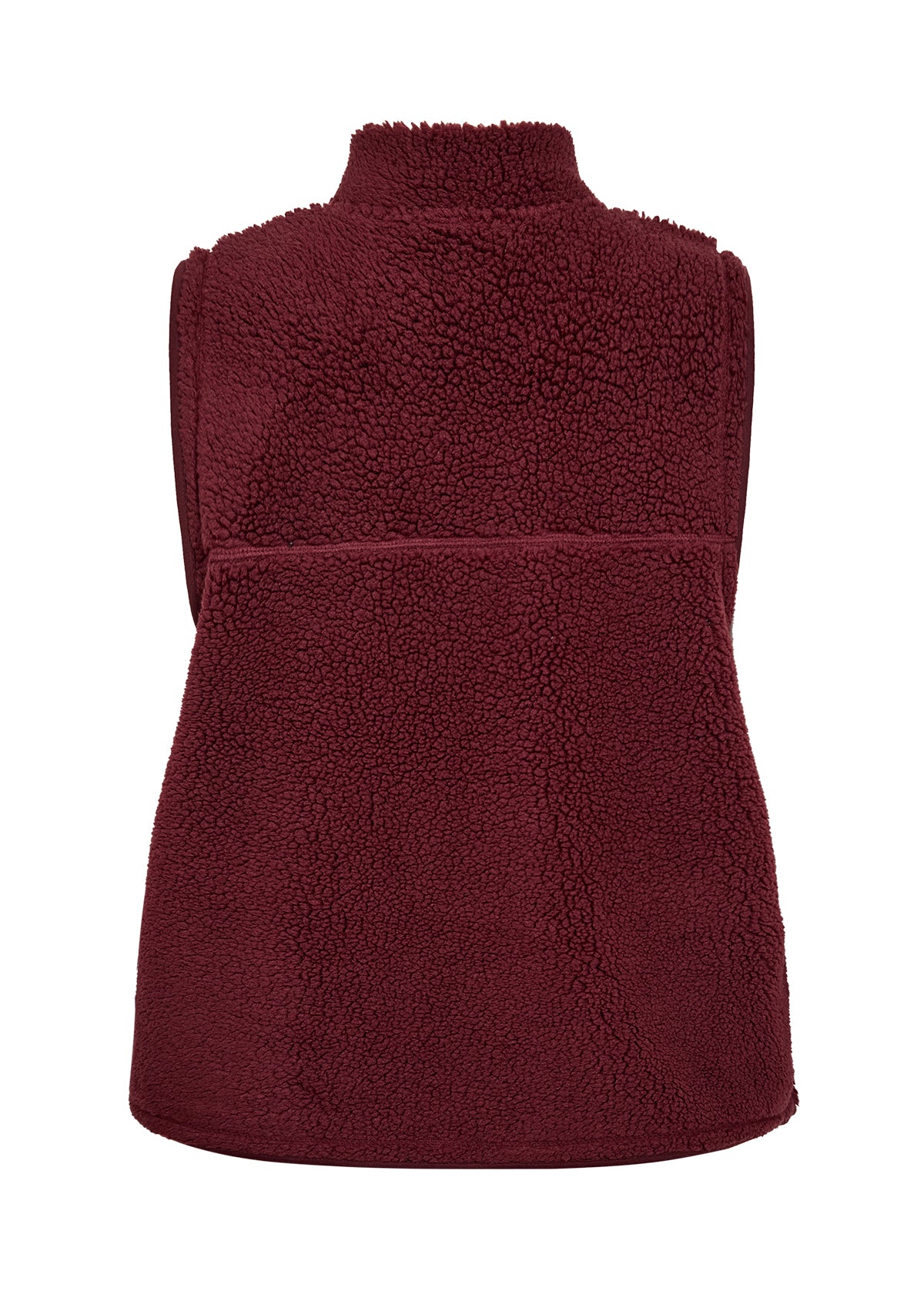 Vin röd fleece väst från Wasabi W20476