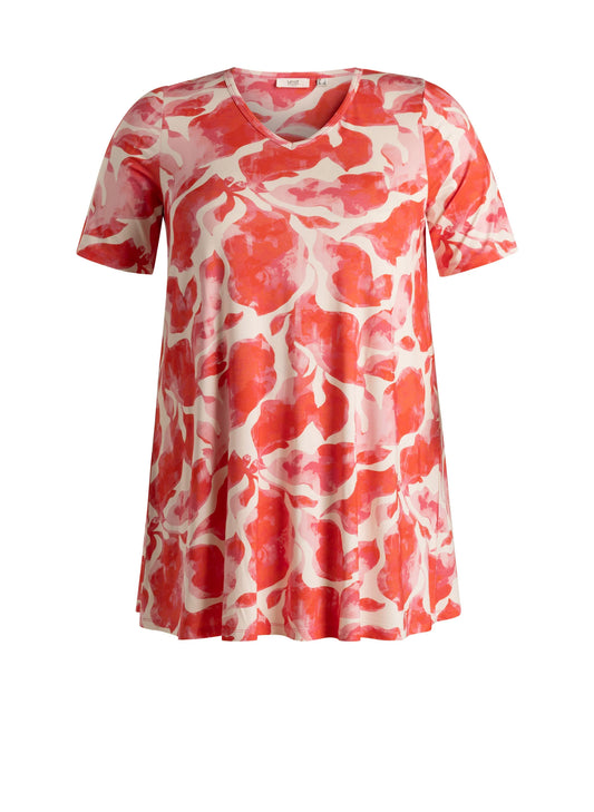 Mönstrad A-formad tunika från Yest Curve A006402