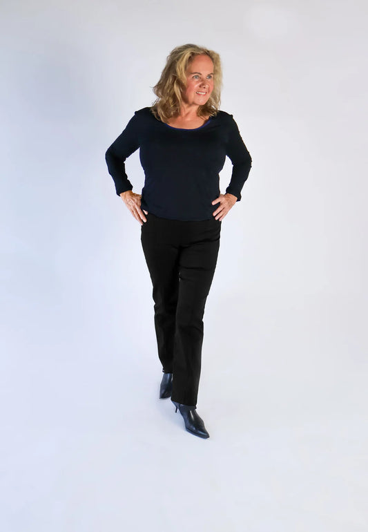 Svart byxa från Laurie 101198