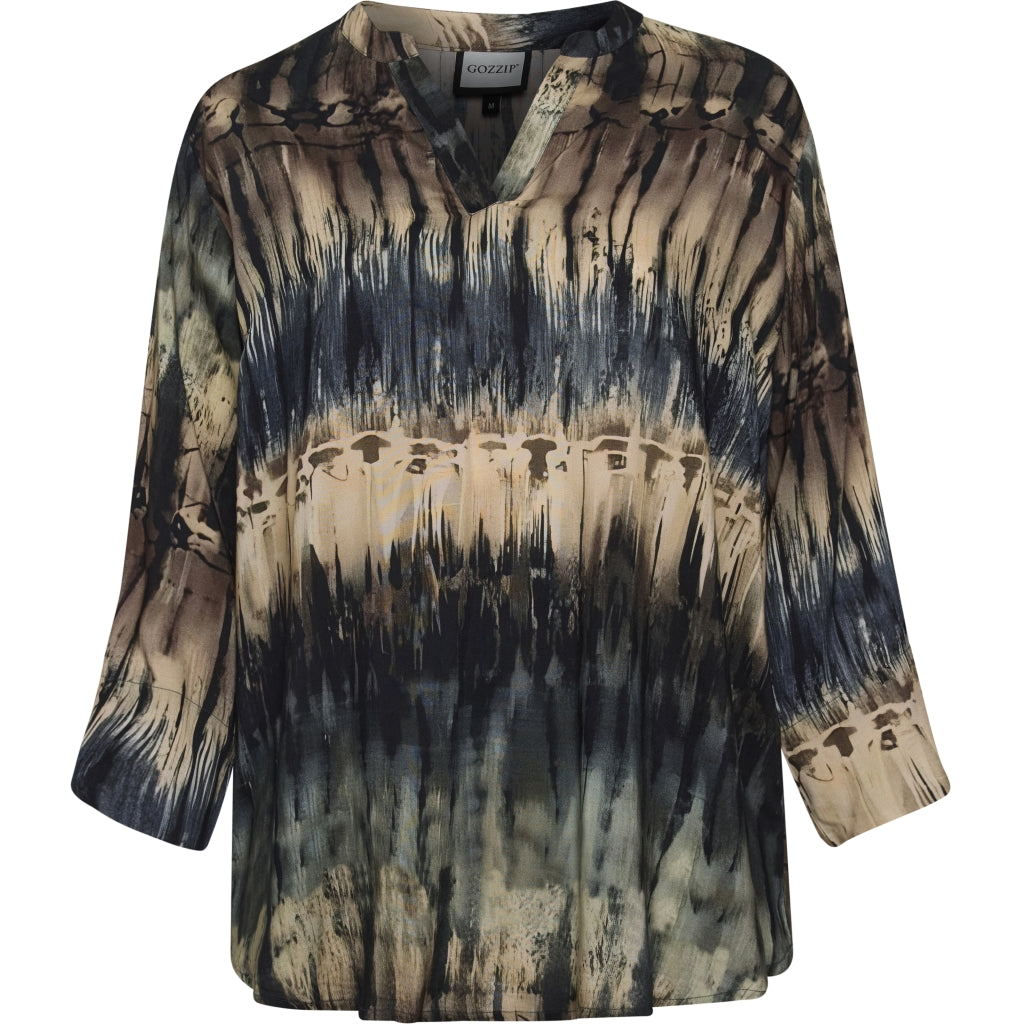 Mönstrad blus från Gozzip