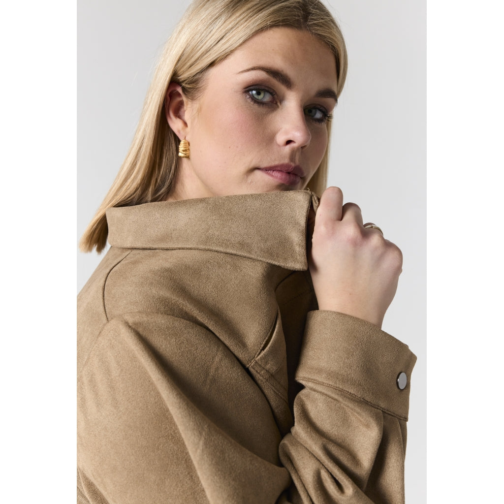 Fusk mocka jacka från Studio S265892