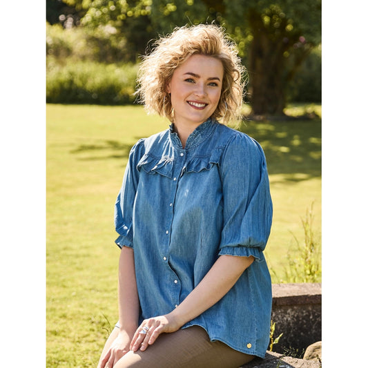 Mysig jeans skjorta från Zoey 253-0747