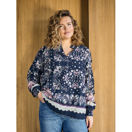 Paisley mönstrad blus från Zoey 252-1047