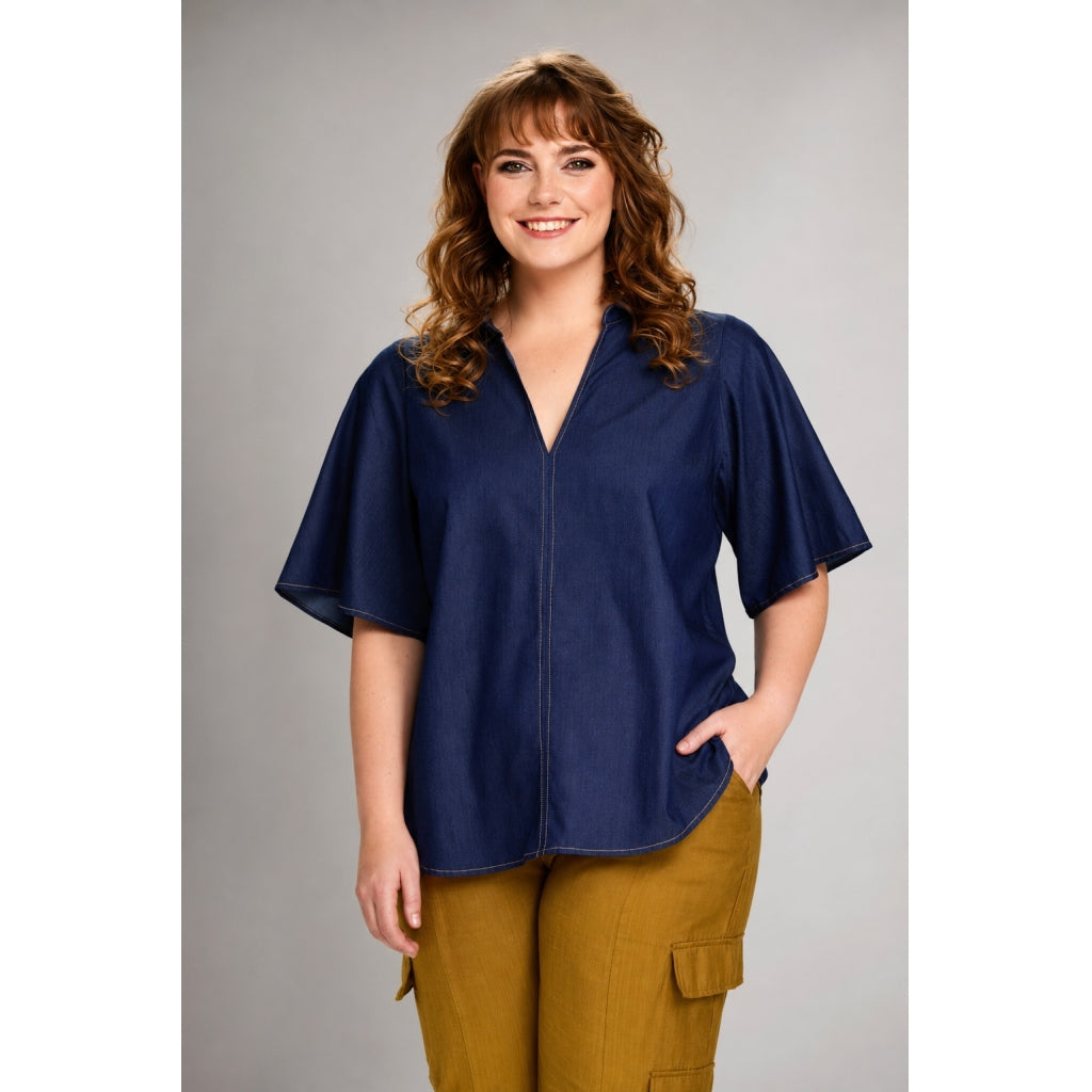 Denim blus från Studio S264856