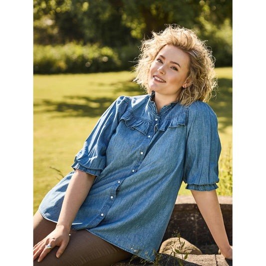 Mysig jeans skjorta från Zoey 253-0747