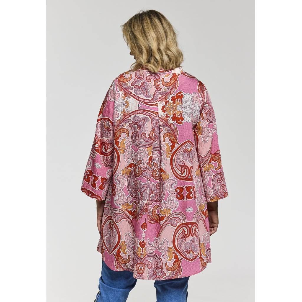 Rosa mönstrad tunika från Gozzip G263053