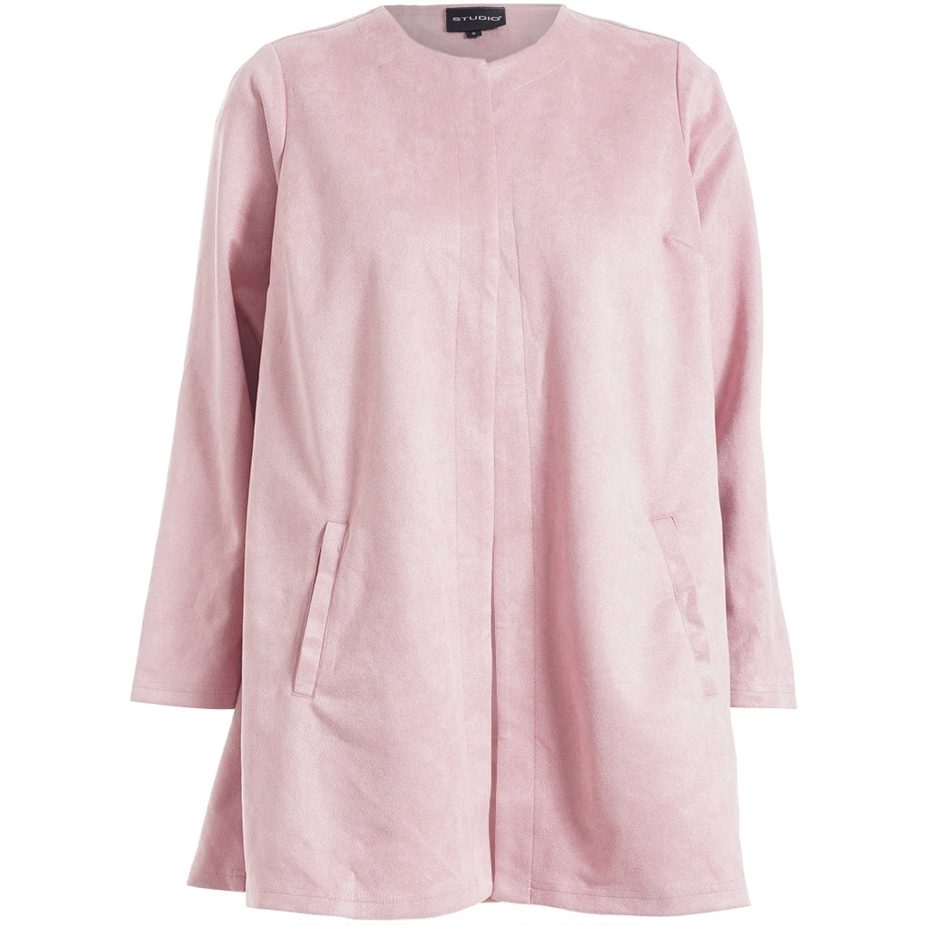 Rosa fusk mocka jacka från Studio S262862