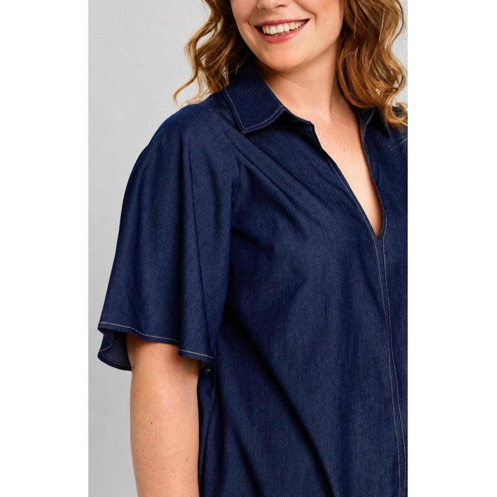 Denim blus från Studio S264856