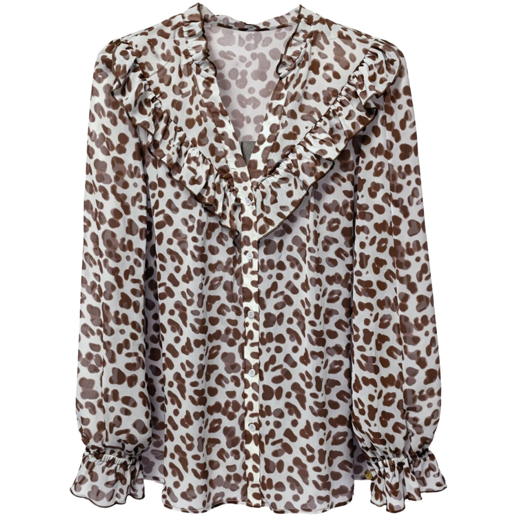 Leopard mönstrad blus från Zoey 261-0547