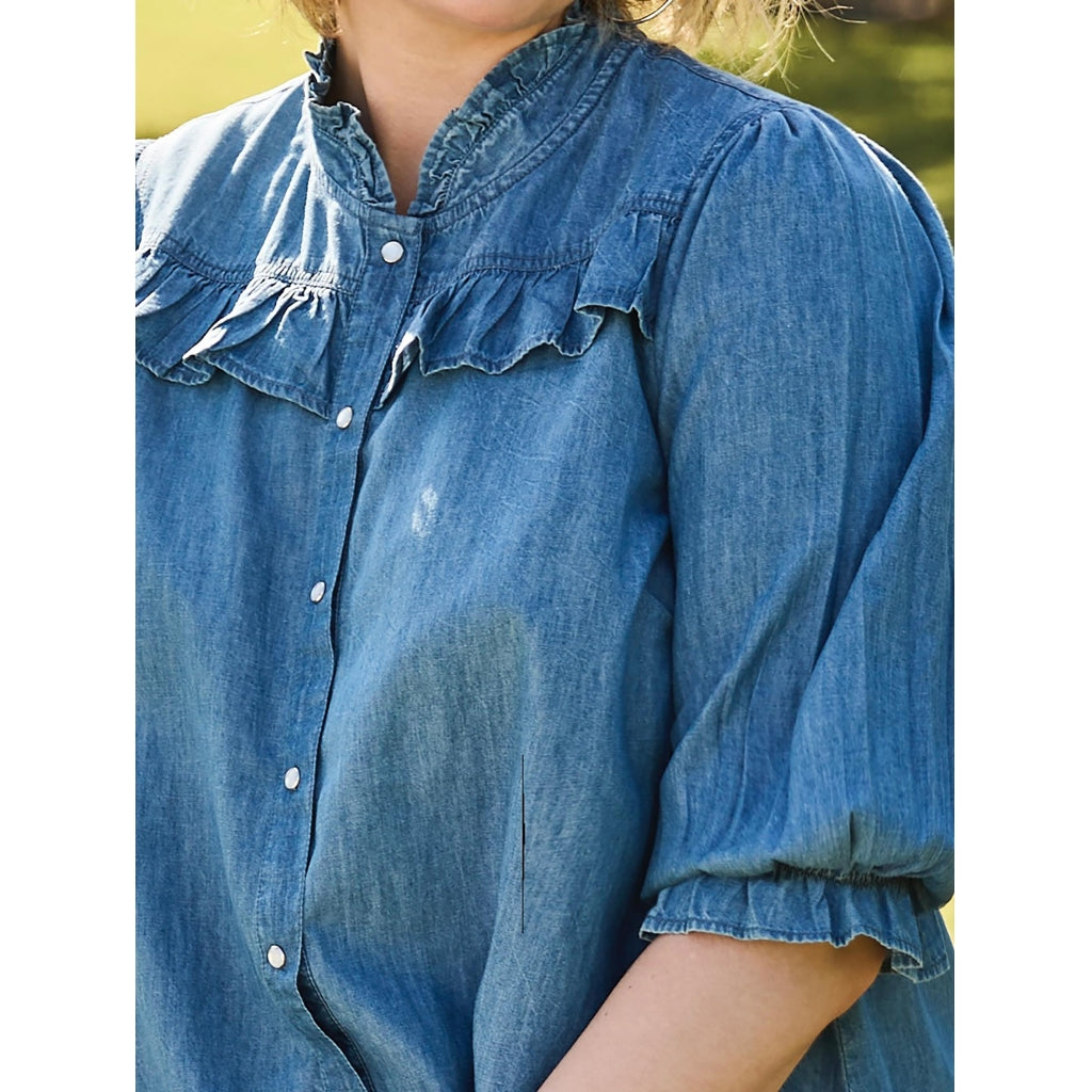 Mysig jeans skjorta från Zoey 253-0747