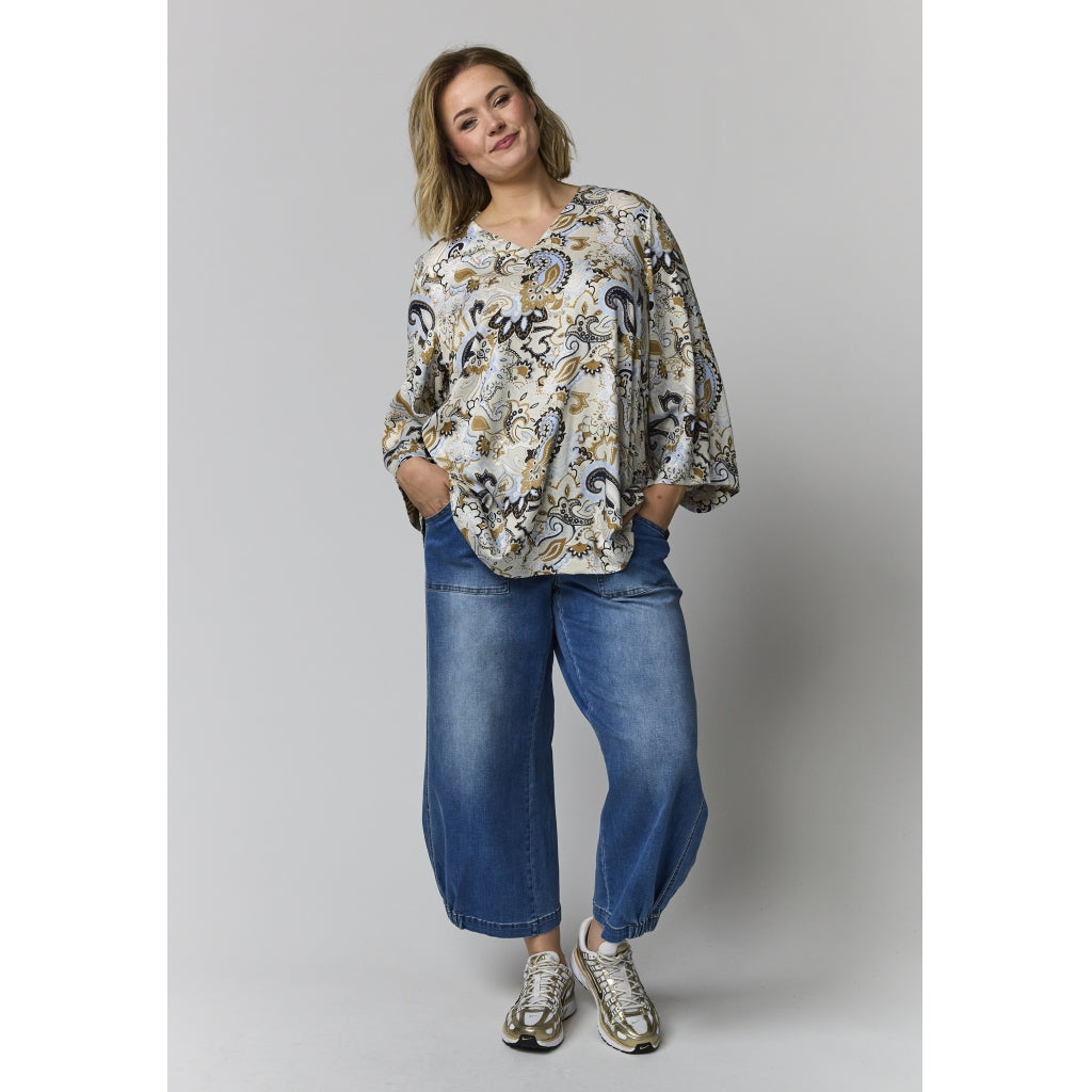 Paisley mönstrad blus från Gozzip G264022