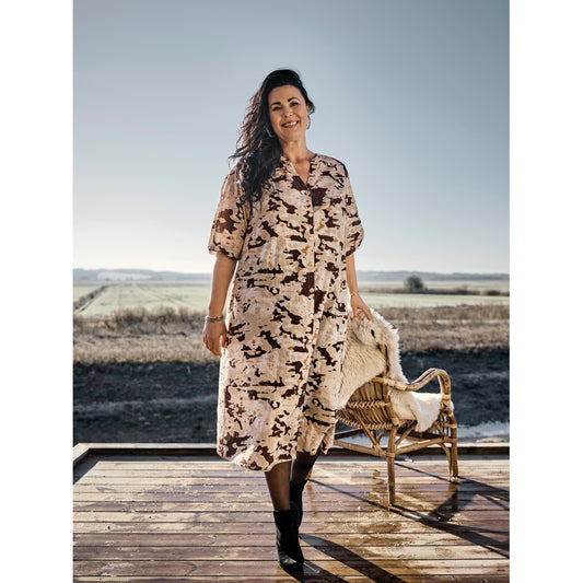 Mönstrad klänning från Zoey 252-0423