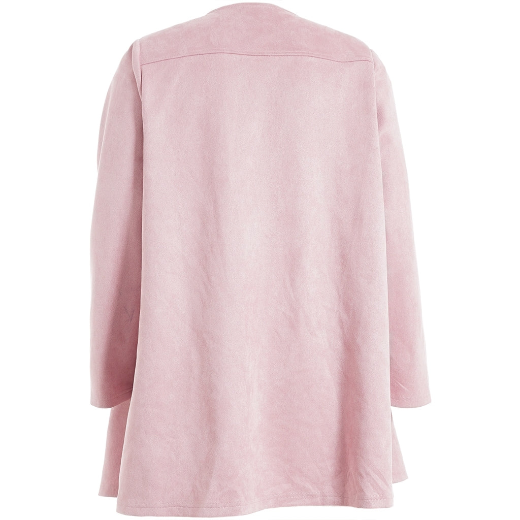 Rosa fusk mocka jacka från Studio S262862