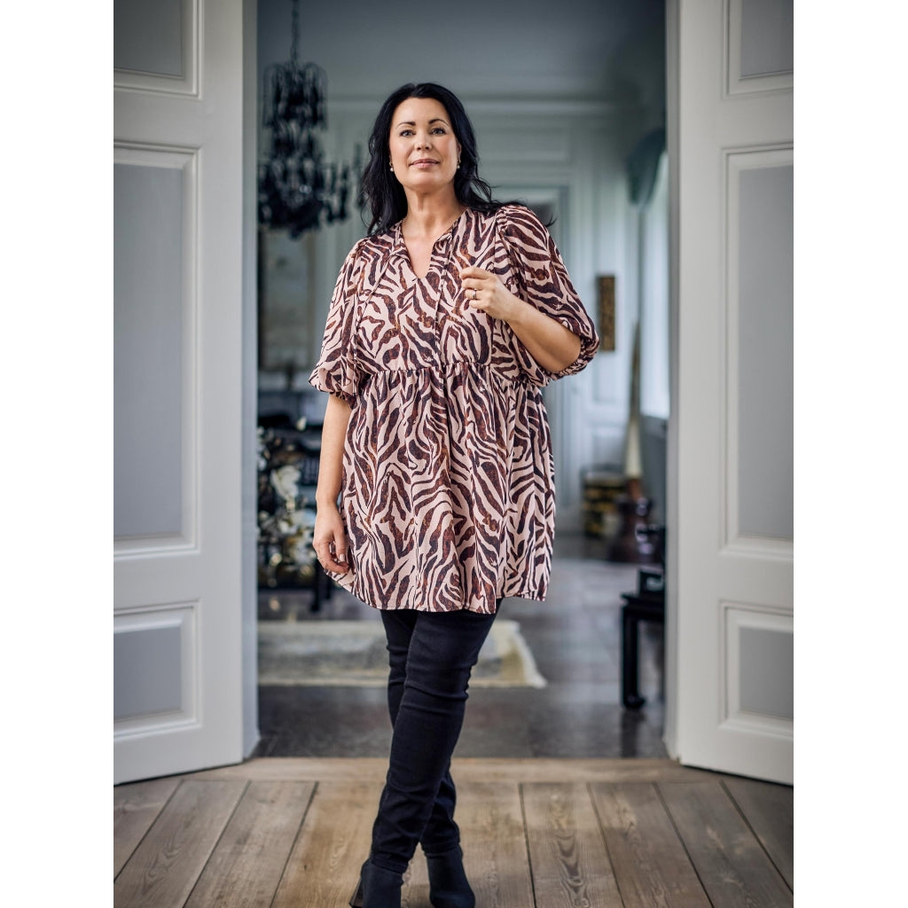 Zebra mönstrad tunika från Zoey 251-0526