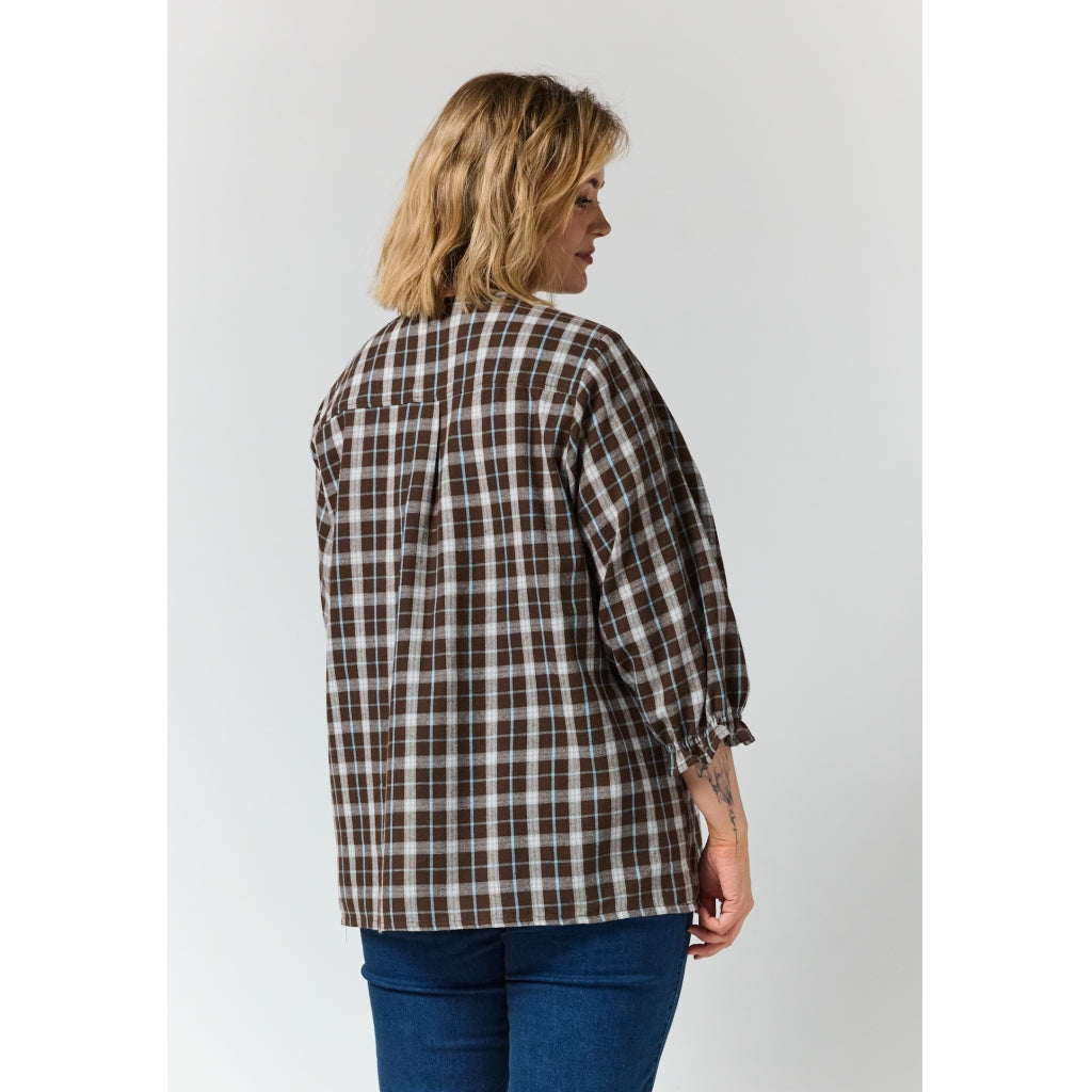 Rutig blus från Gozzip G266017