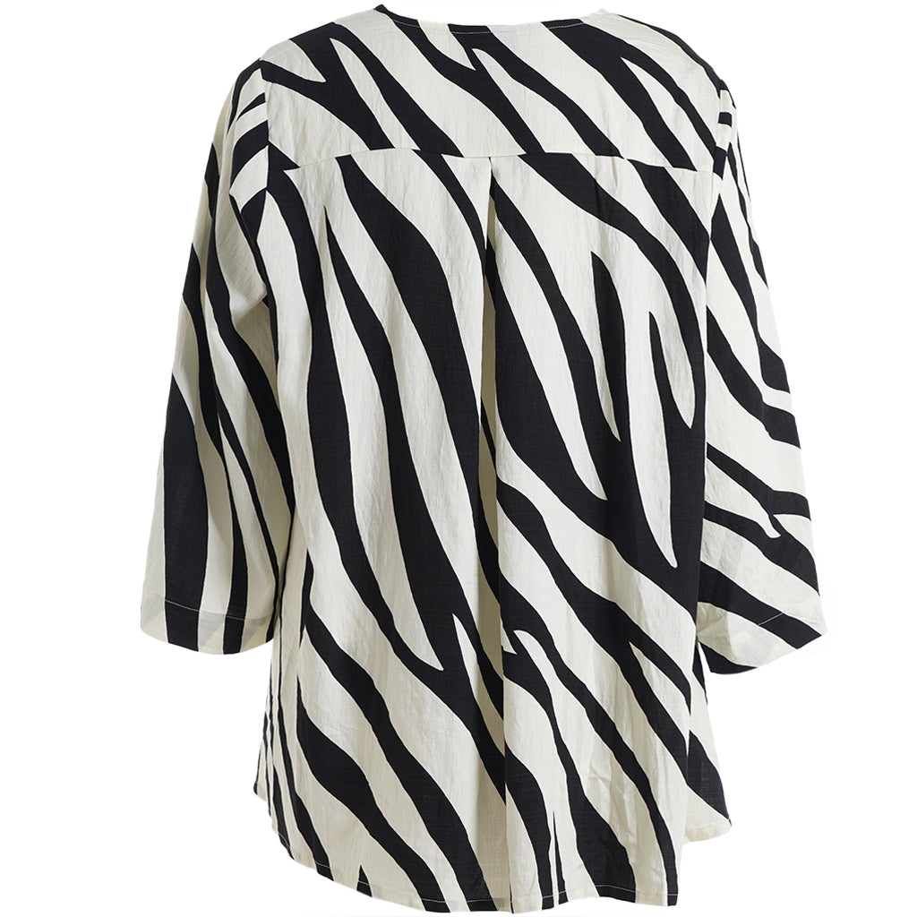 Zebra mönstrad blus från Gozzip G262049