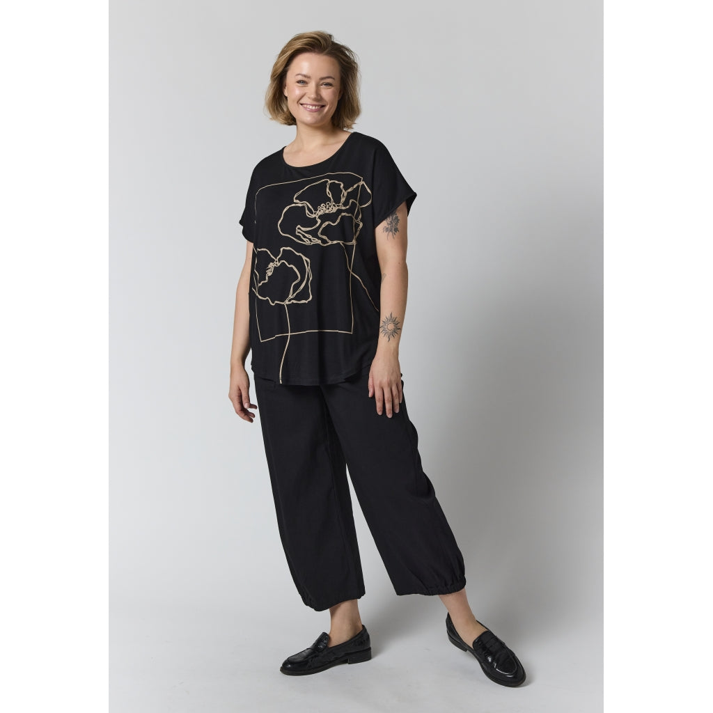 Mönstrad Gitte T-shirt från Gozzip G265034