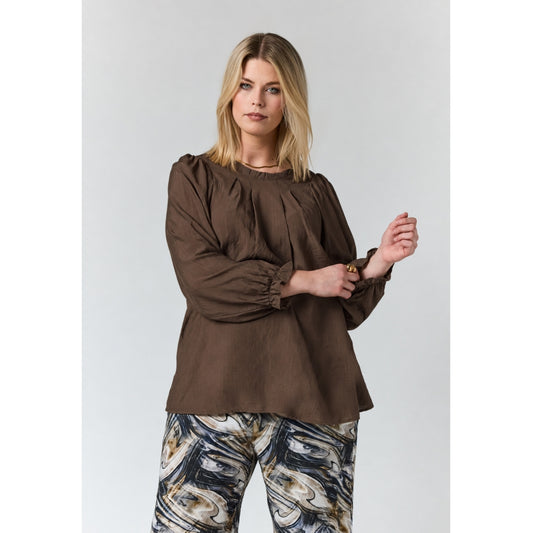Brun blus från Studio S266825