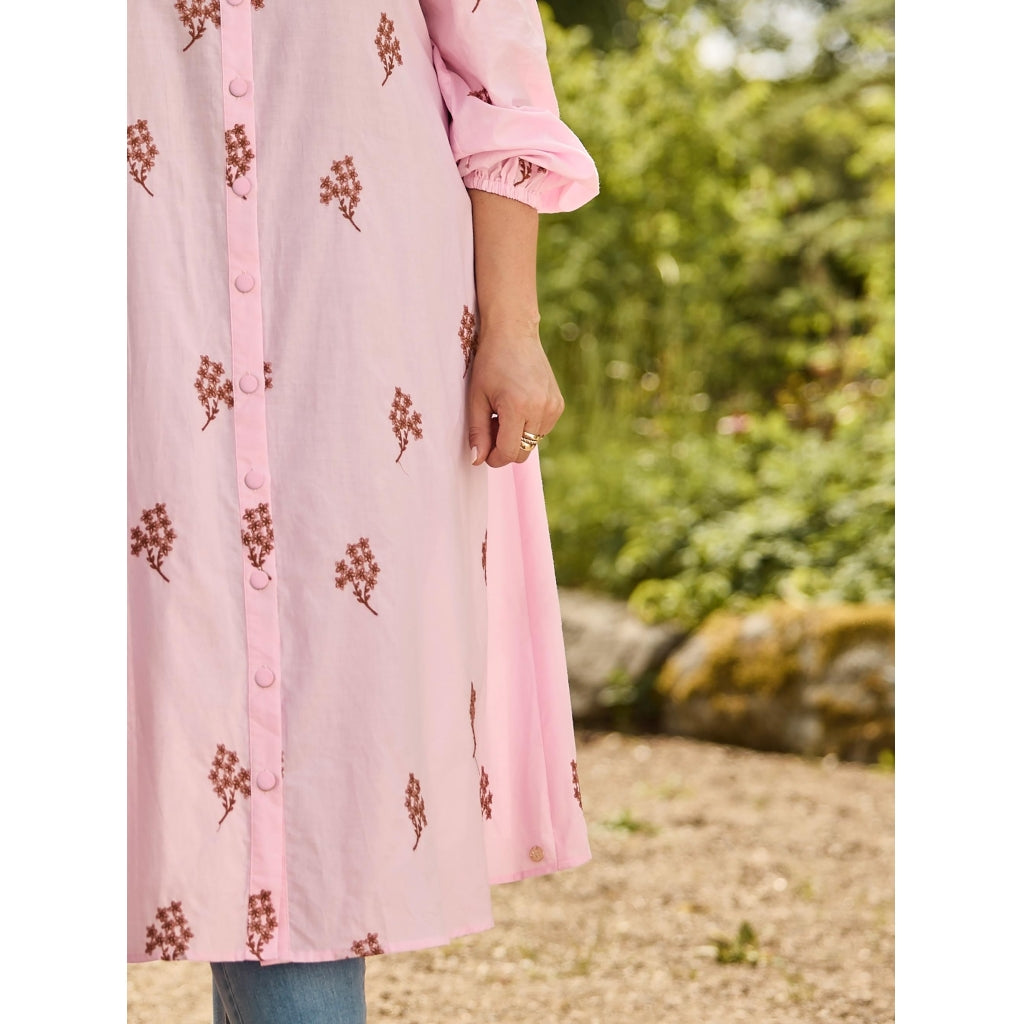 Rosa långskjorta/klänning från Zoey 253-2123