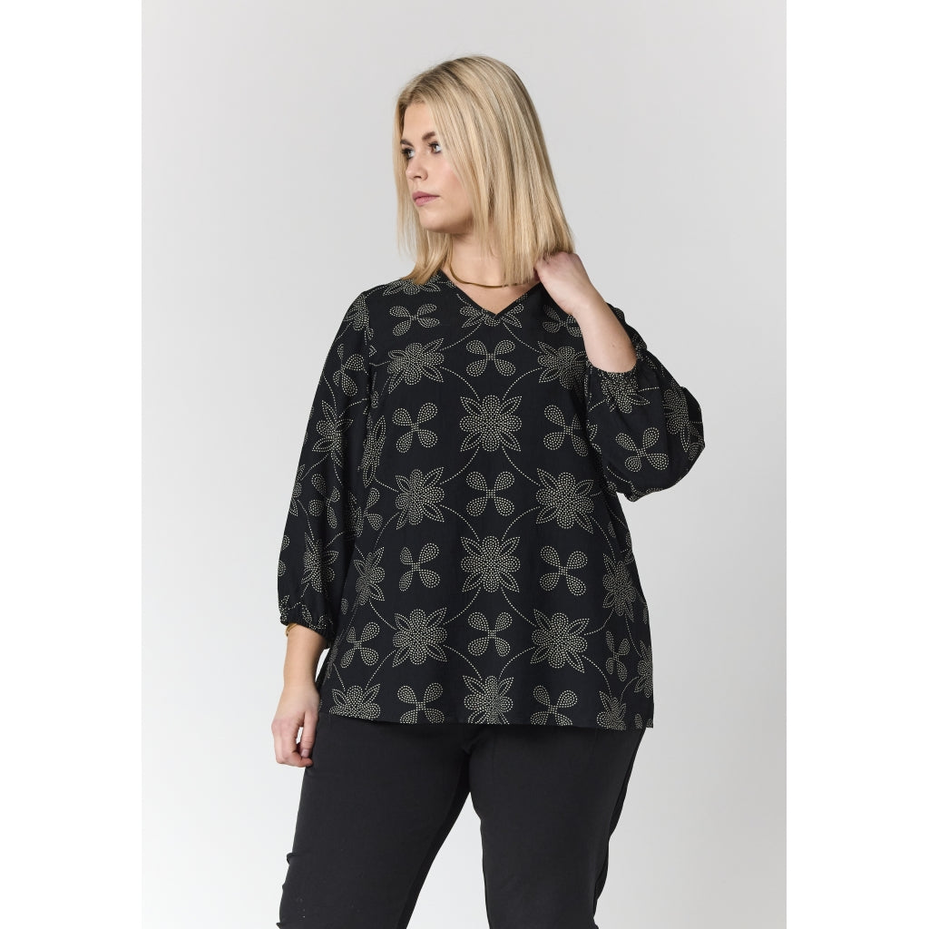 Mönstrad blus från Studio S265806