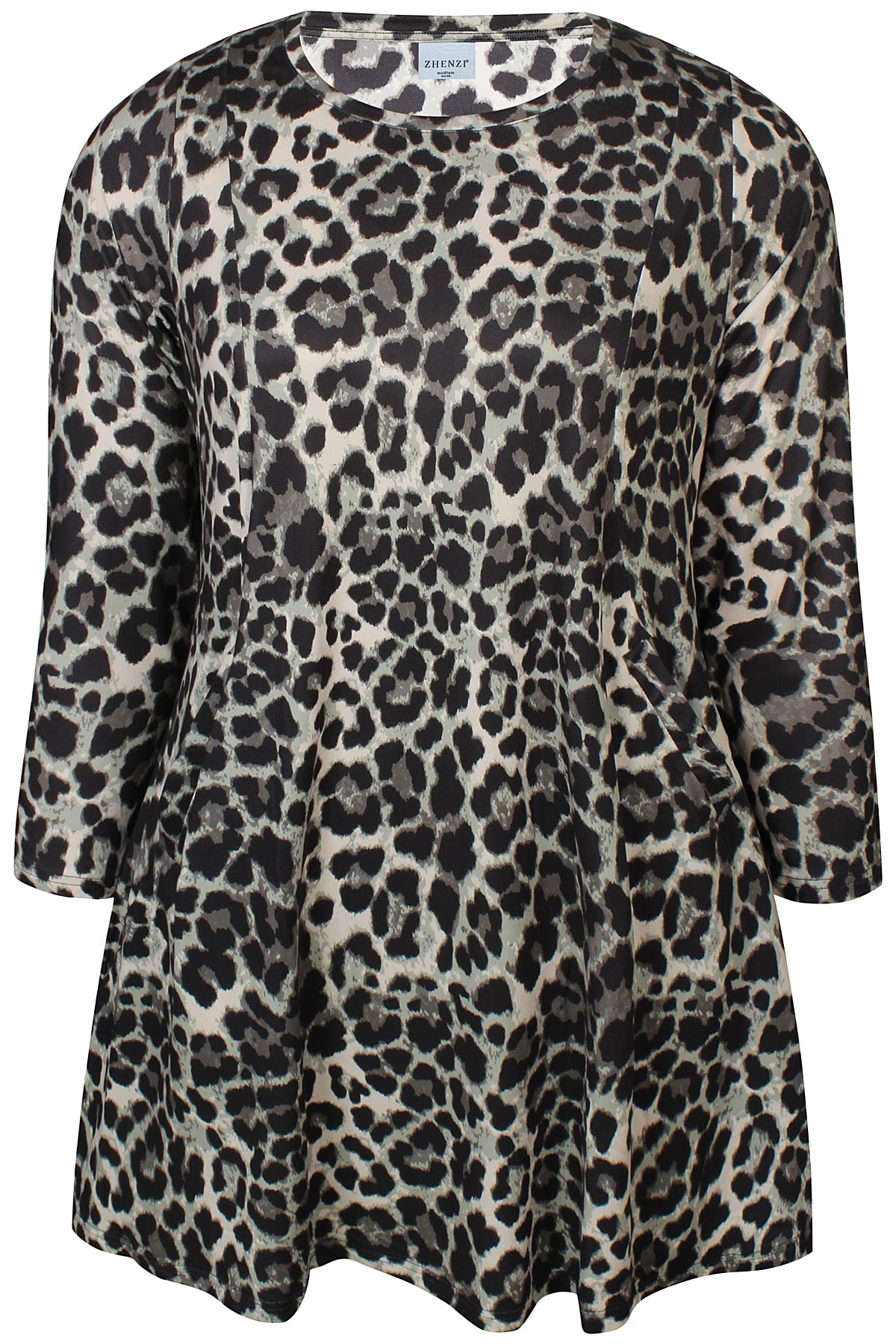 Leopard mönstrad tunika från Zhenzi 200916