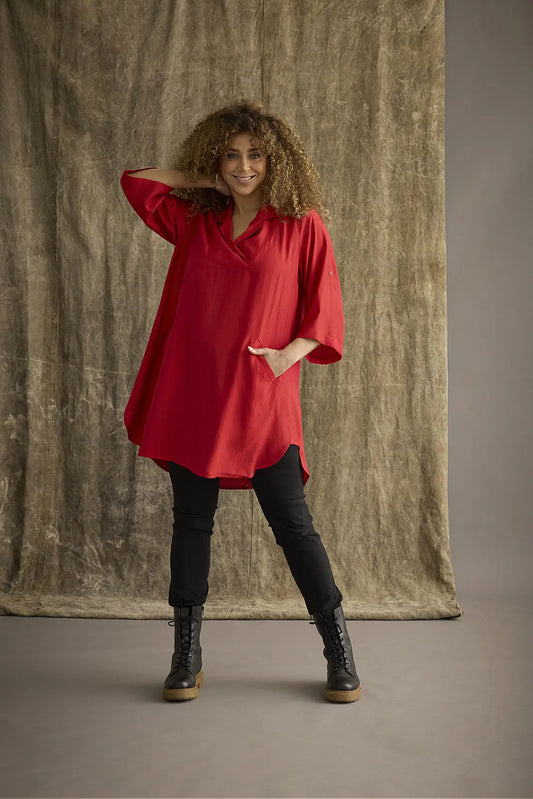 Röd tunika från Zhenzi 200935