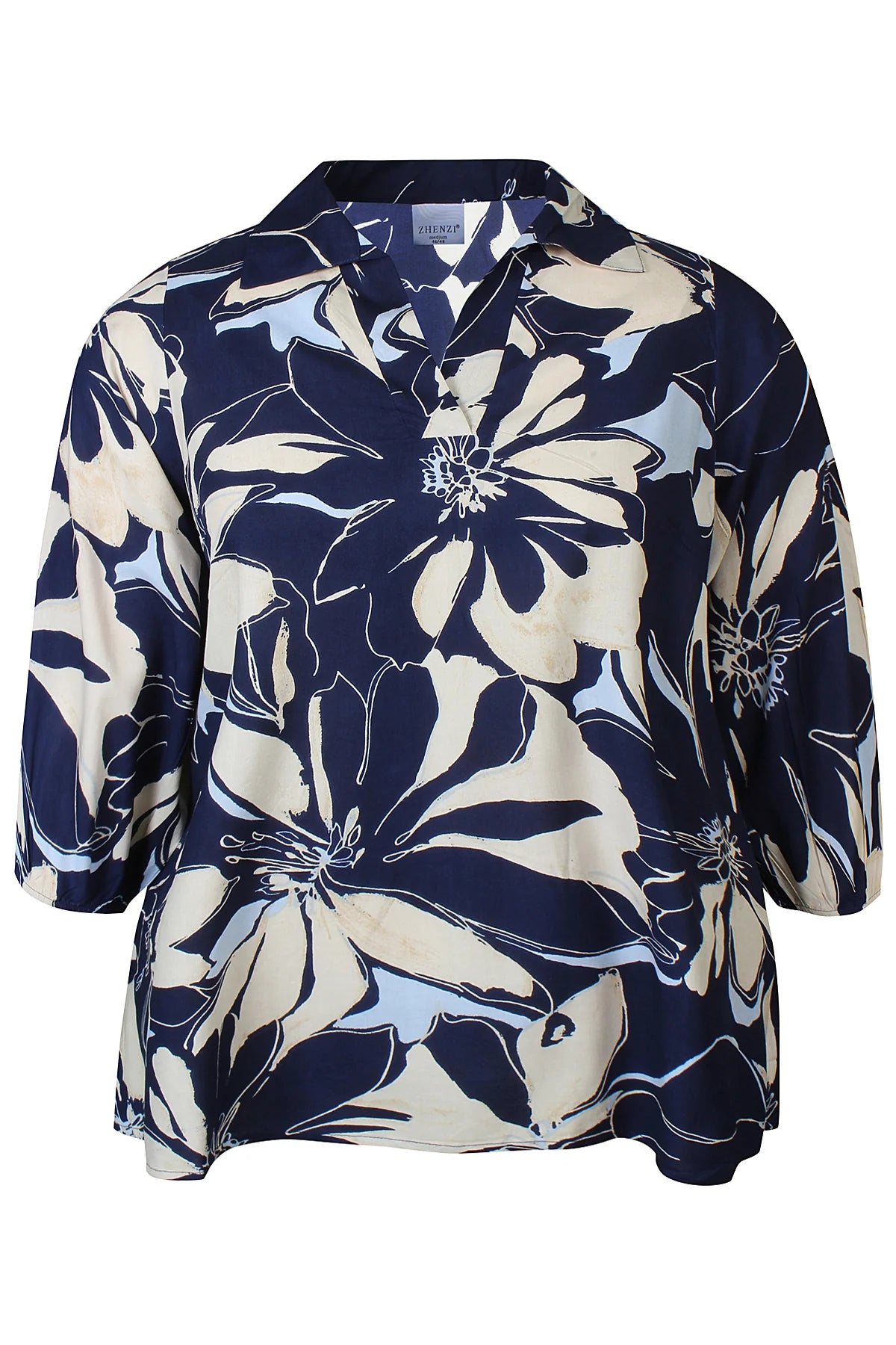 Blommig blus från Zhenzi 201195