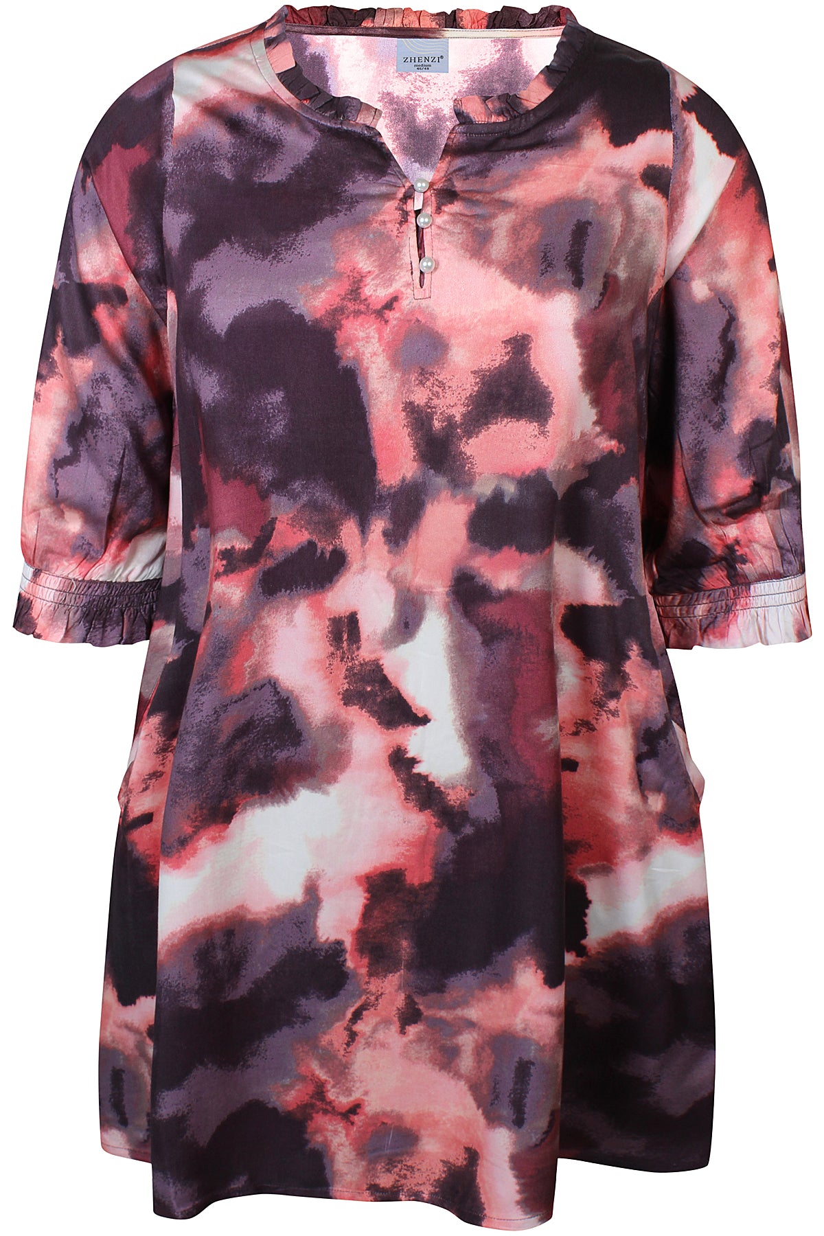 Mönstrad tunika från Zhenzi 201204