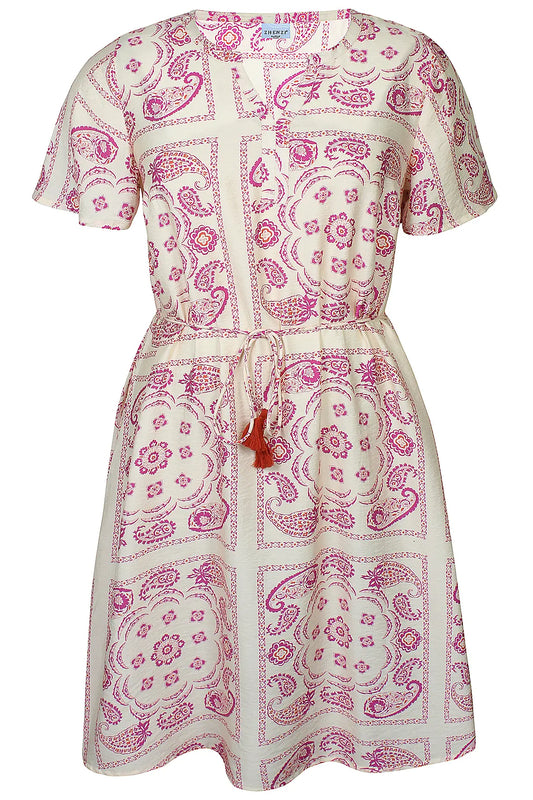 Mönstrad klänning från Zhenzi 201294