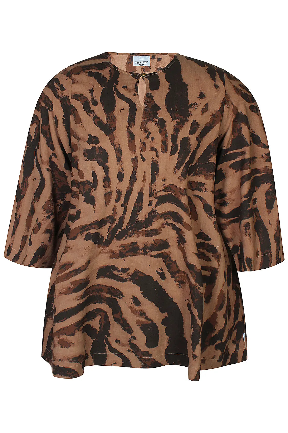 Zebra mönstrad blus från Zhenzi 201604