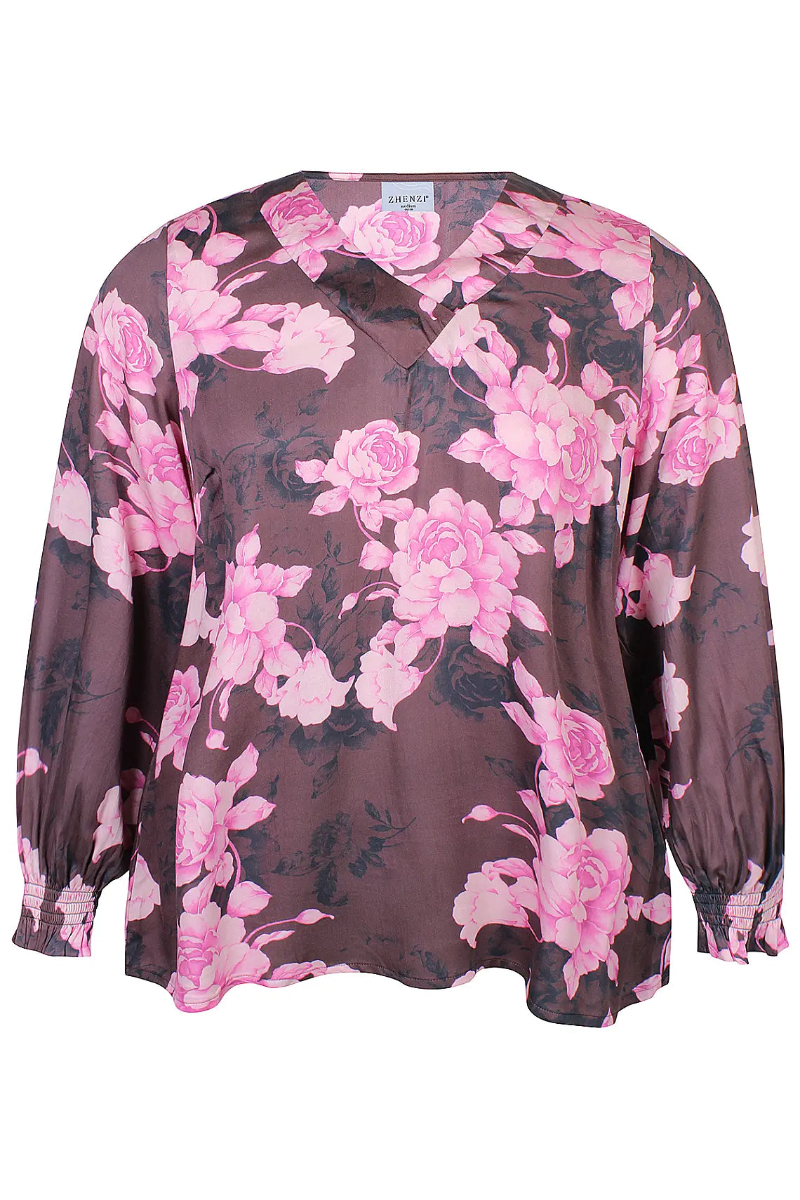 Blommig blus från Zhenzi 201616