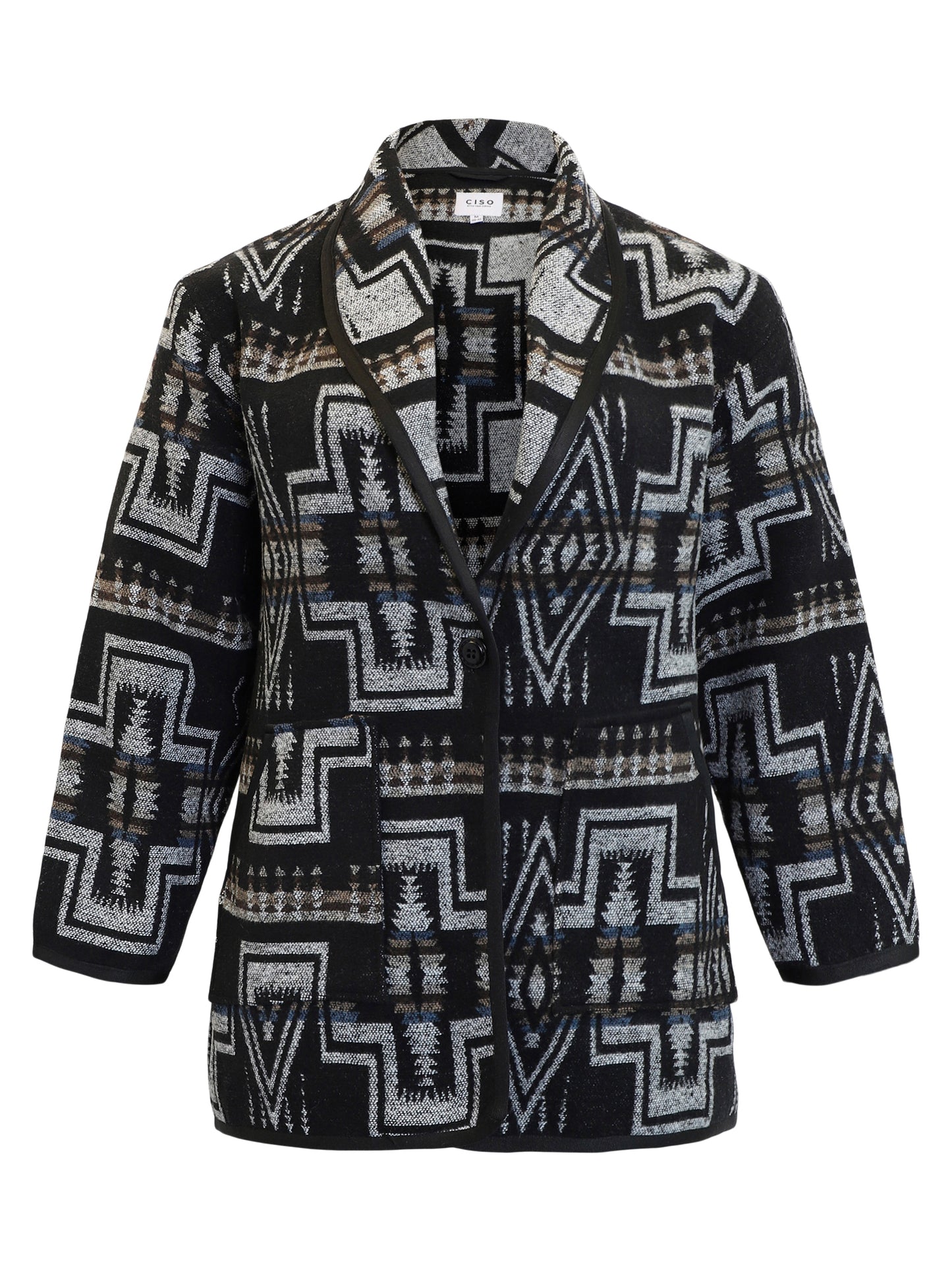 Mönstrad kofta från CISO 219083