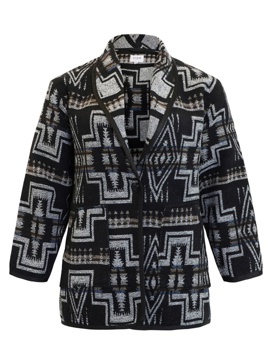 Mönstrad kofta från CISO 219083