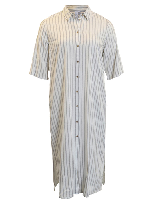 Randig lång skjorta/klänning från Ciso 219920