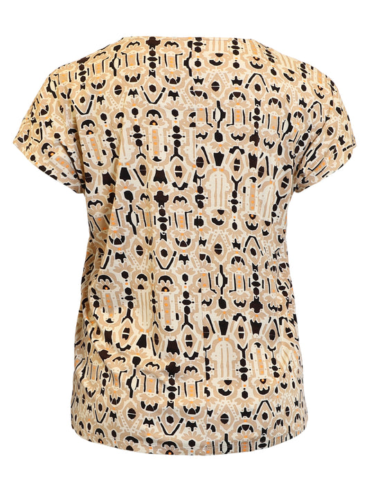 Mönstrad T-shirt från Ciso 220432