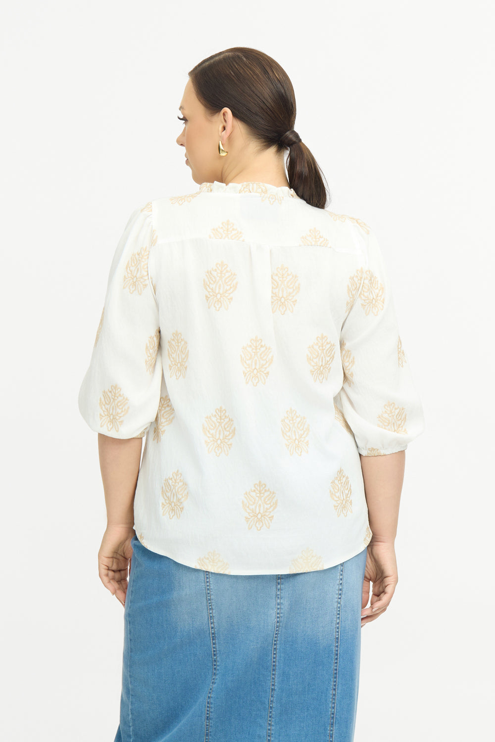 Mönstrad blus från Zoey 254-0947