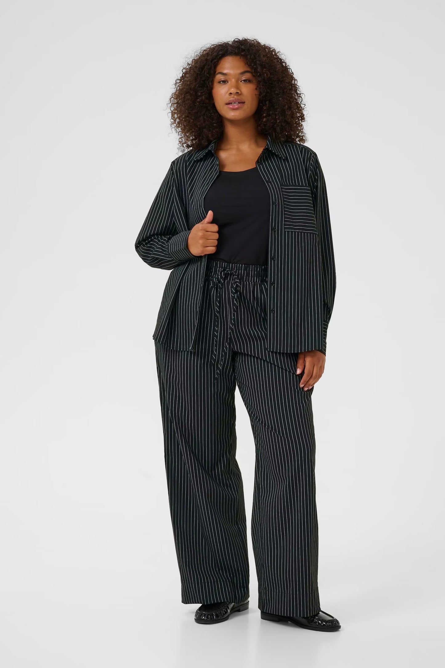 Randig skjorta från Kaffe Curve 10583646