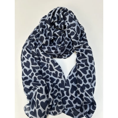Scarf med hjärtan To26i181