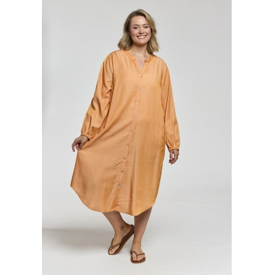 Orange lång skjorta från Gozzip G263028
